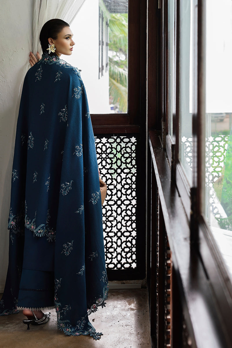 Qalamkar | Q Linen 25 | KL-05 LUSH - by Libasekhas UK - Registered Vendor of : Qalamkar - 100% Original Designer Dress