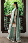 Qalamkar | Q Linen 25 | KL-07 WHISPER - by Libasekhas UK - Registered Vendor of : Qalamkar - 100% Original Designer Dress