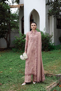 Qalamkar | Q Linen 25 | KL-08 VEIL - by Libasekhas UK - Registered Vendor of : Qalamkar - 100% Original Designer Dress