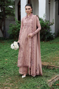 Qalamkar | Q Linen 25 | KL-08 VEIL - by Libasekhas UK - Registered Vendor of : Qalamkar - 100% Original Designer Dress