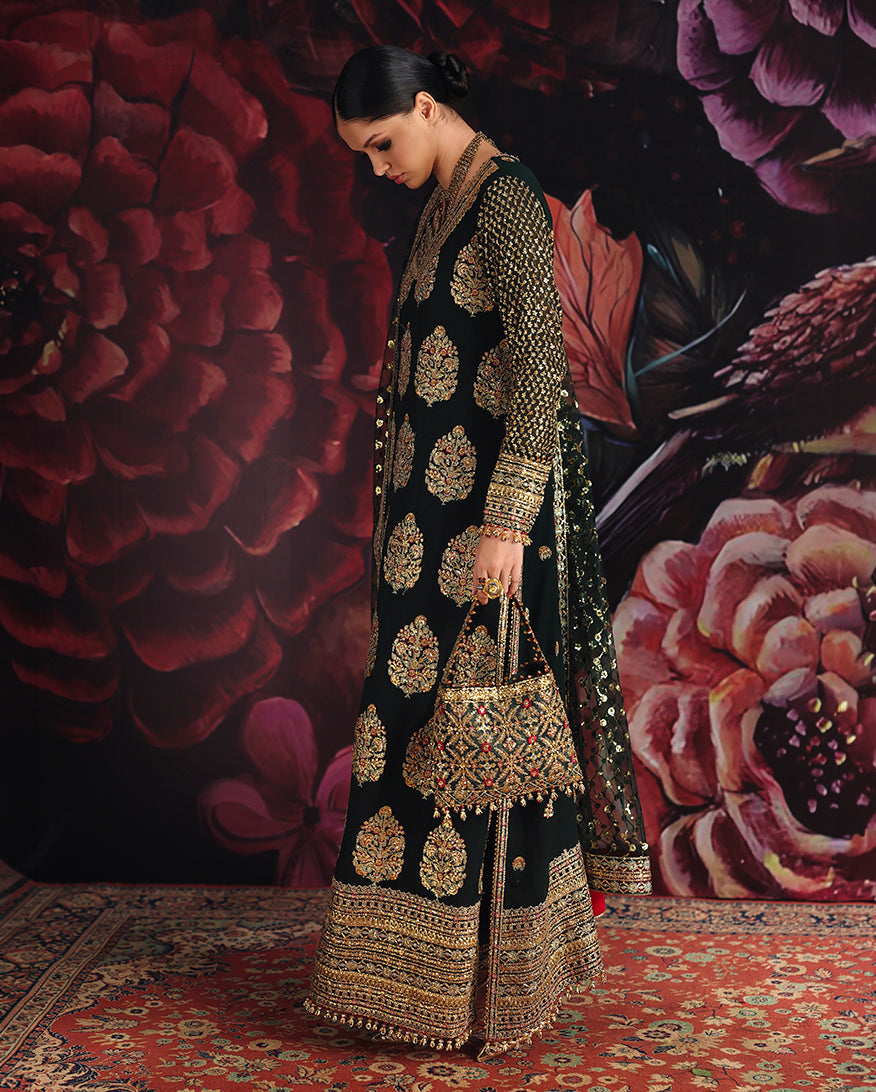 Roheenaz | Royale Eternel Chiffon Edit | Crown Jewel - by Libasekhas UK - Registered Vendor of : Roheenaz - 100% Original Designer Dress