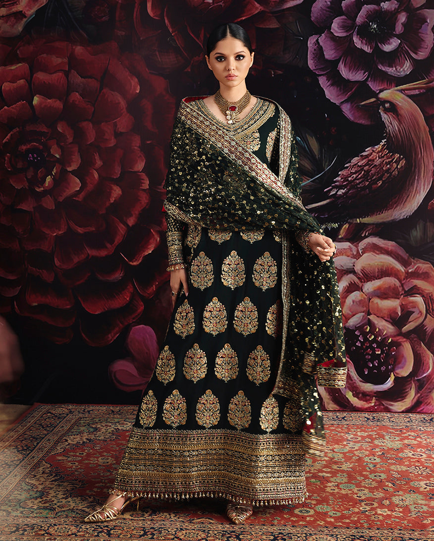 Roheenaz | Royale Eternel Chiffon Edit | Crown Jewel - by Libasekhas UK - Registered Vendor of : Roheenaz - 100% Original Designer Dress
