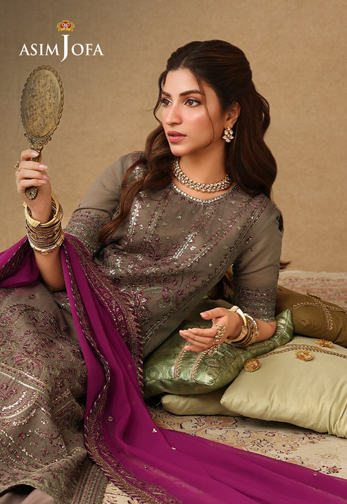 Asim Jofa | Kinza Festive Edit | AJULIF-03 - by Libasekhas UK - Registered Vendor of : Asim Jofa - 100% Original Designer Dress