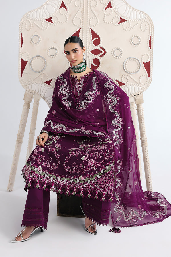Qalamkar | Festive Lawn 26 | QFL-10 TRESA - by Libasekhas UK - Registered Vendor of : Qalamkar - 100% Original Designer Dress