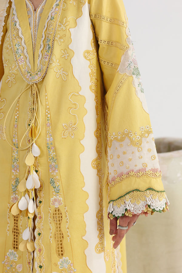 Qalamkar | Festive Lawn 26 | QFL-05 ZARIA - by Libasekhas UK - Registered Vendor of : Qalamkar - 100% Original Designer Dress