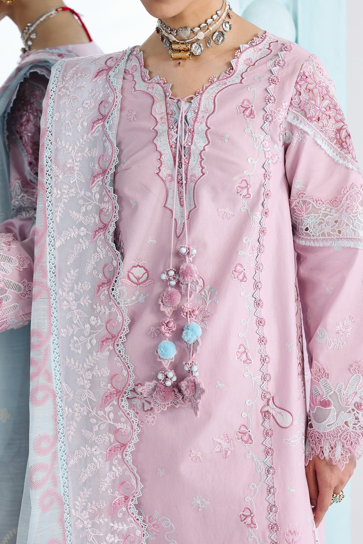 Qalamkar | Festive Lawn 26 | QFL-02 ISANE - by Libasekhas UK - Registered Vendor of : Qalamkar - 100% Original Designer Dress