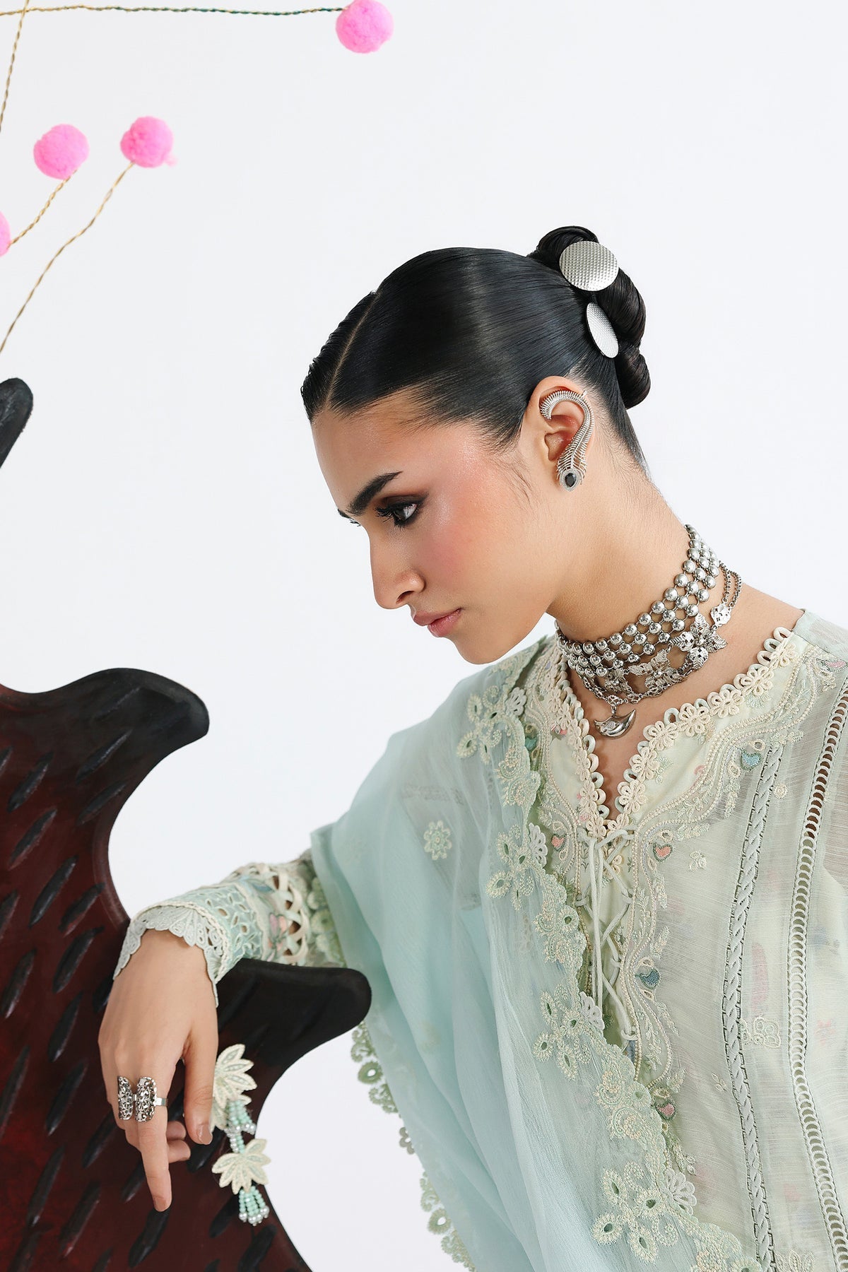 Qalamkar | Festive Lawn 26 | QFL-08 SABEL - by Libasekhas UK - Registered Vendor of : Qalamkar - 100% Original Designer Dress