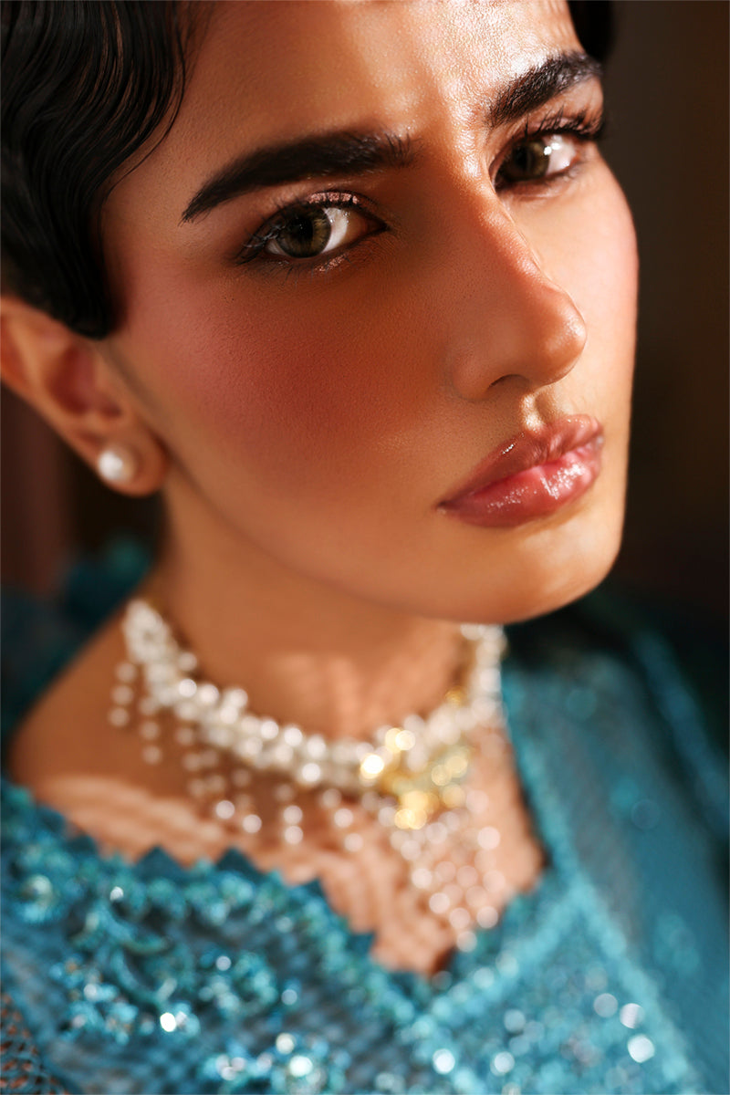 Qalamkar | Luxury Pret 25 | LP-07 TANIA - by Libasekhas UK - Registered Vendor of : Qalamkar - 100% Original Designer Dress