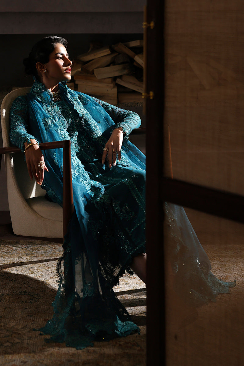 Qalamkar | Luxury Pret 25 | LP-07 TANIA - by Libasekhas UK - Registered Vendor of : Qalamkar - 100% Original Designer Dress