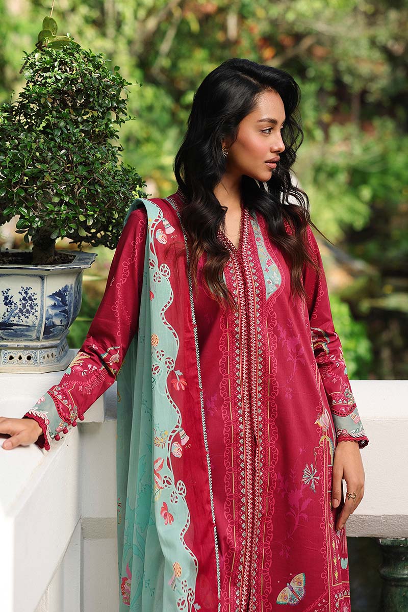 Qalamkar | Q Prints 26 | AX - 05 (A) BRIE - by Libasekhas UK - Registered Vendor of : Qalamkar - 100% Original Designer Dress