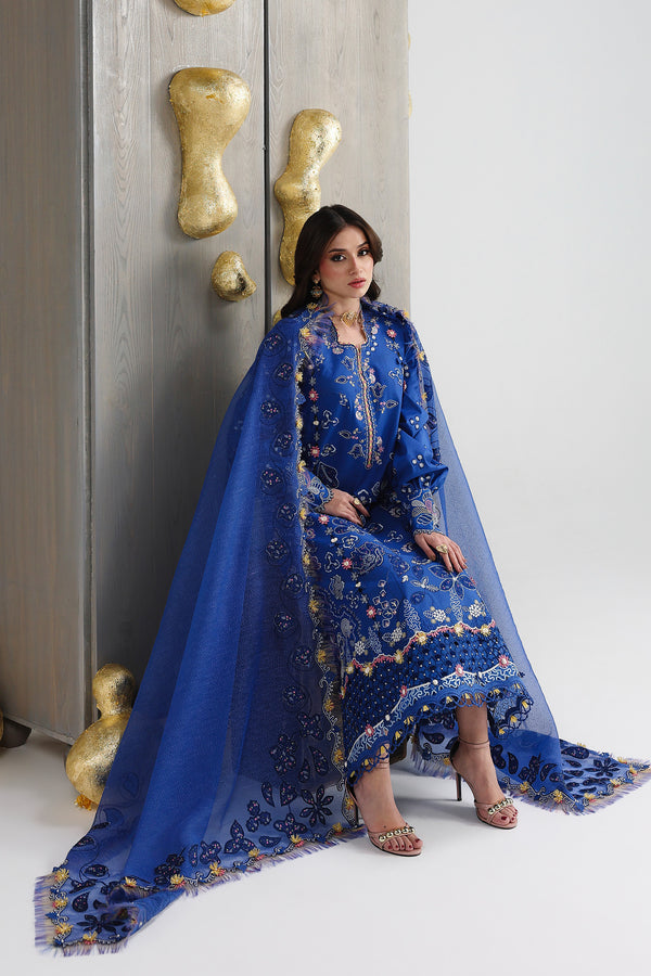 Qalamkar | Festive Lawn 26 | QFL-06 EMINA - by Libasekhas UK - Registered Vendor of : Qalamkar - 100% Original Designer Dress