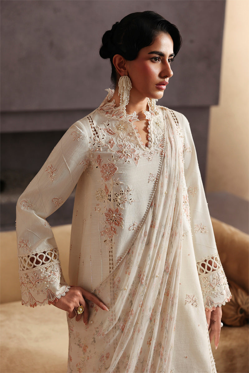 Qalamkar | Luxury Pret 25 | LP-01 NOORAY - by Libasekhas UK - Registered Vendor of : Qalamkar - 100% Original Designer Dress