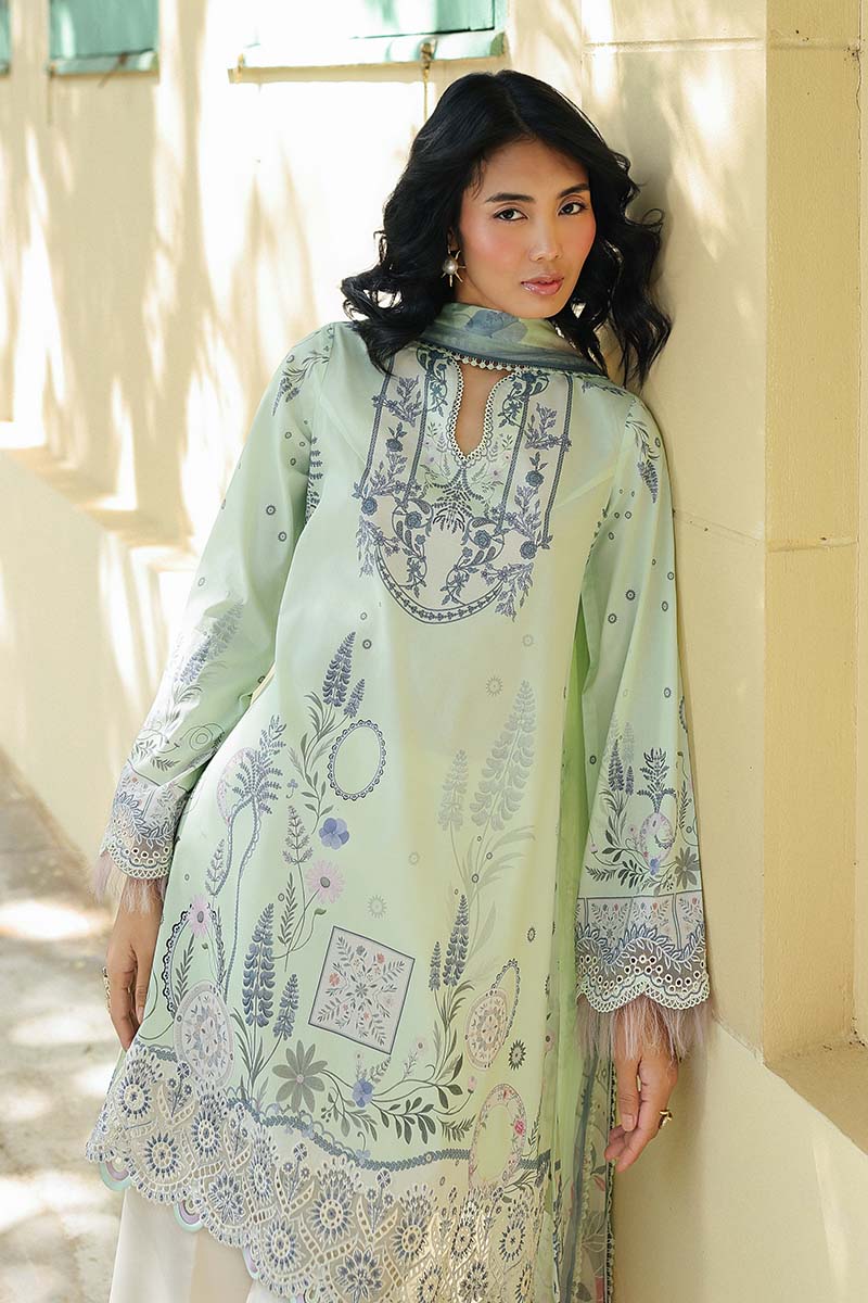 Qalamkar | Q Prints 26 | AX-04 (B) ASHA - by Libasekhas UK - Registered Vendor of : Qalamkar - 100% Original Designer Dress
