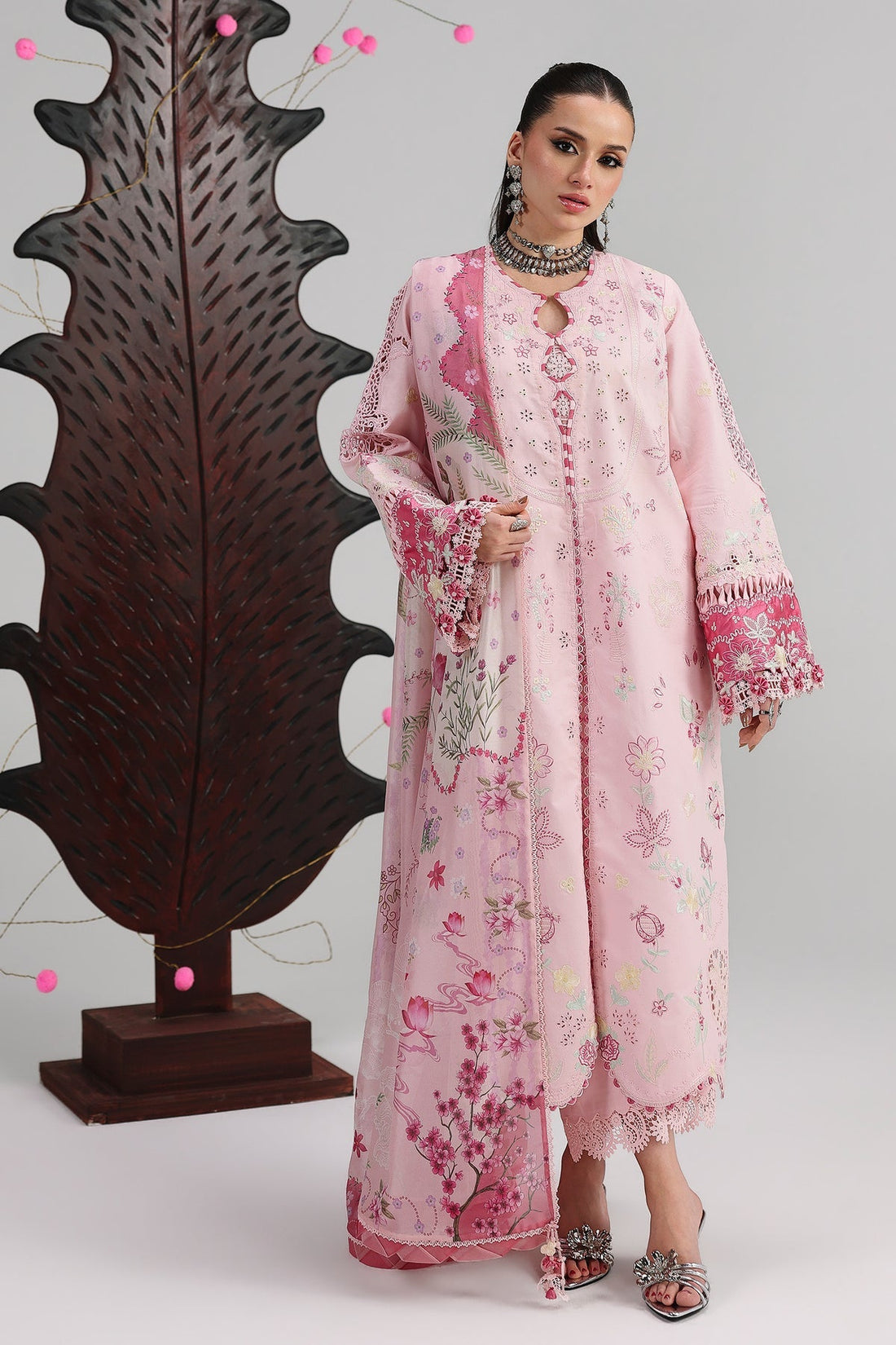 Qalamkar | Festive Lawn 26 |QFL-04 NORAH - by Libasekhas UK - Registered Vendor of : Qalamkar - 100% Original Designer Dress