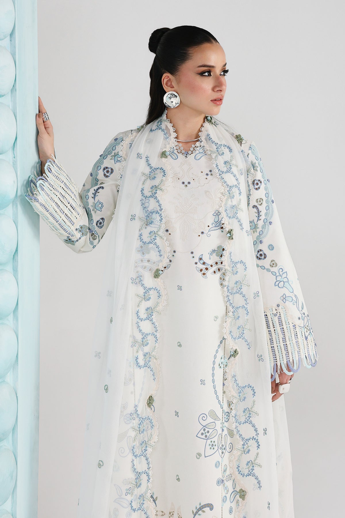 Qalamkar | Festive Lawn 26 | QFL-03 IRMIN - by Libasekhas UK - Registered Vendor of : Qalamkar - 100% Original Designer Dress
