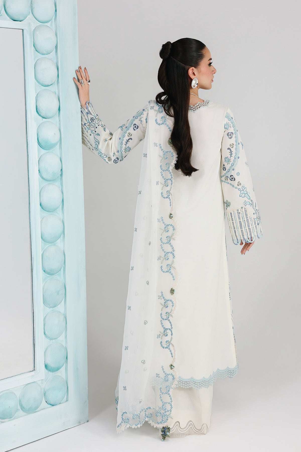 Qalamkar | Festive Lawn 26 | QFL-03 IRMIN - by Libasekhas UK - Registered Vendor of : Qalamkar - 100% Original Designer Dress