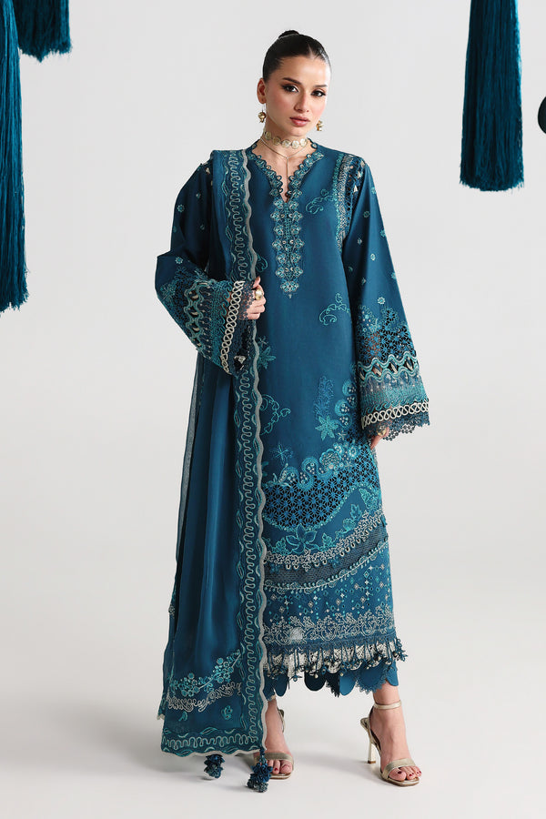 Qalamkar | Festive Lawn 26 |QFL-07 KAISA - by Libasekhas UK - Registered Vendor of : Qalamkar - 100% Original Designer Dress