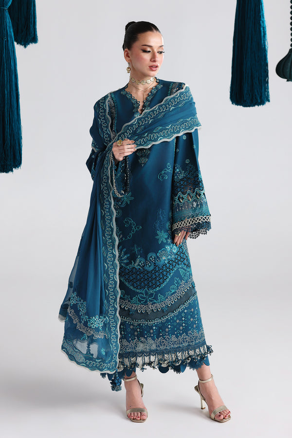 Qalamkar | Festive Lawn 26 |QFL-07 KAISA - by Libasekhas UK - Registered Vendor of : Qalamkar - 100% Original Designer Dress