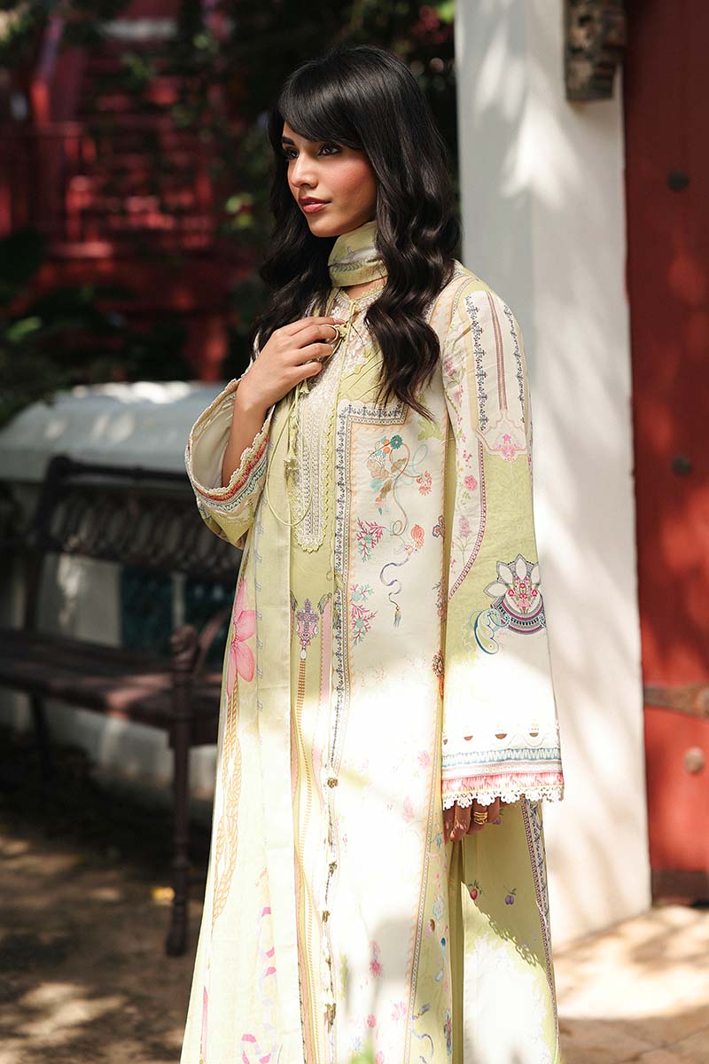 Qalamkar | Q Prints 26 | AX-06 (B) VAILA - by Libasekhas UK - Registered Vendor of : Qalamkar - 100% Original Designer Dress