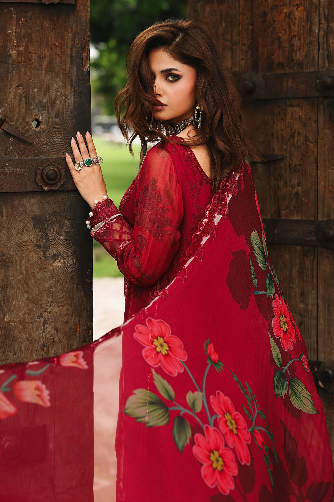 Charizma | Vasal Chiffon 25 | VSL25-25 G - by Libasekhas UK - Registered Vendor of : Charizma - 100% Original Designer Dress
