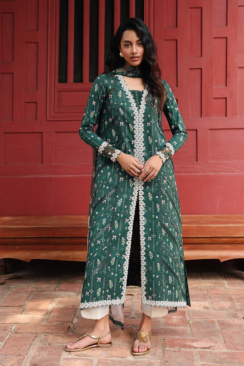 Qalamkar | Q Prints 26 | AX-09 (B) GREER - by Libasekhas UK - Registered Vendor of : Qalamkar - 100% Original Designer Dress