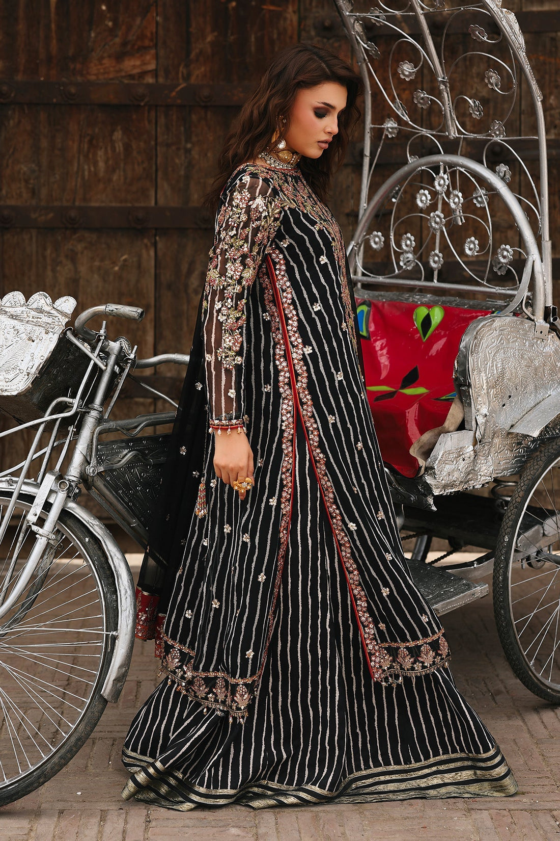 Charizma | Vasal Chiffon 25 | VSL25-26 F - by Libasekhas UK - Registered Vendor of : Charizma - 100% Original Designer Dress