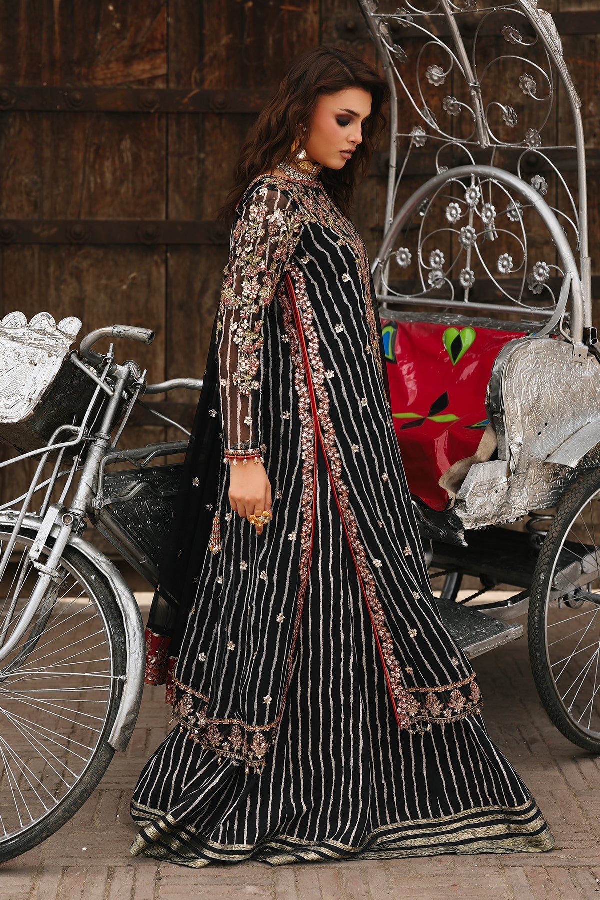 Charizma | Vasal Chiffon 25 | VSL25-26 F - by Libasekhas UK - Registered Vendor of : Charizma - 100% Original Designer Dress