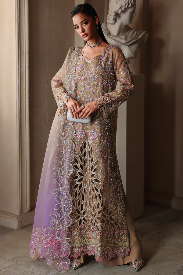 Rajbari | Sage Luxury Formals | Vesper - by Libasekhas UK - Registered Vendor of : Rajbari - 100% Original Designer Dress