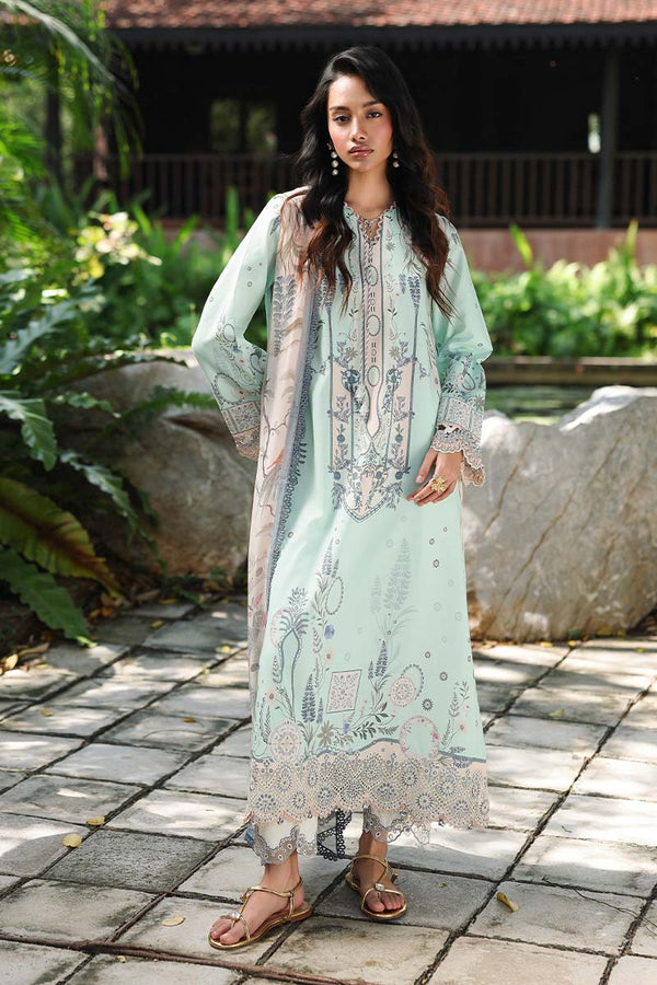 Qalamkar | Q Prints 26 | AX-04 (A) SLONA - by Libasekhas UK - Registered Vendor of : Qalamkar - 100% Original Designer Dress