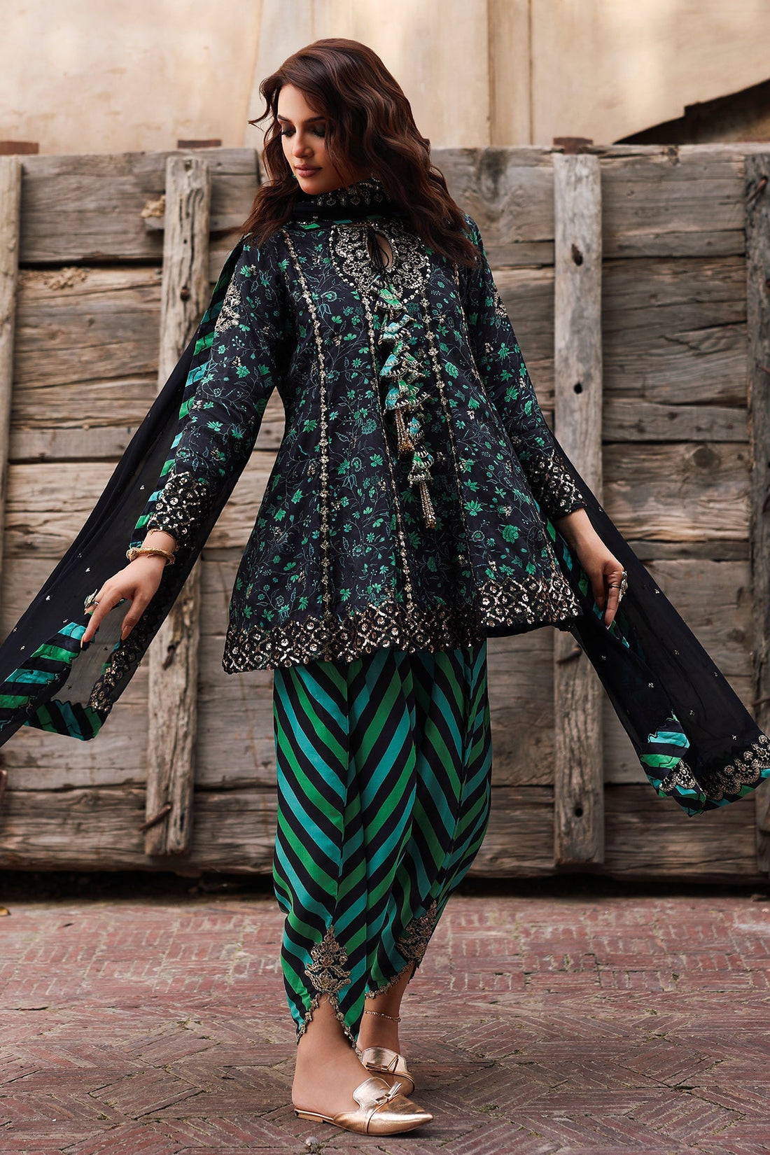 Charizma | Festive Pret | CMA-5-032 G - by Libasekhas UK - Registered Vendor of : Charizma - 100% Original Designer Dress