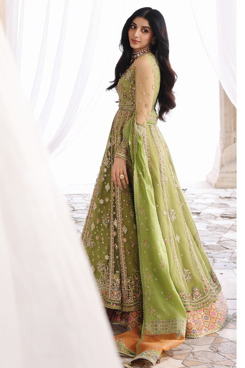 Qalamkar | Shadmaani Formals 25 | RH-03 GULNARA - by Libasekhas UK - Registered Vendor of : Qalamkar - 100% Original Designer Dress