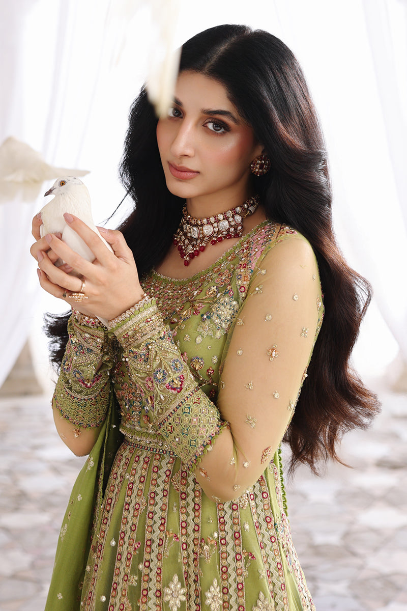 Qalamkar | Shadmaani Formals 25 | RH-03 GULNARA - by Libasekhas UK - Registered Vendor of : Qalamkar - 100% Original Designer Dress