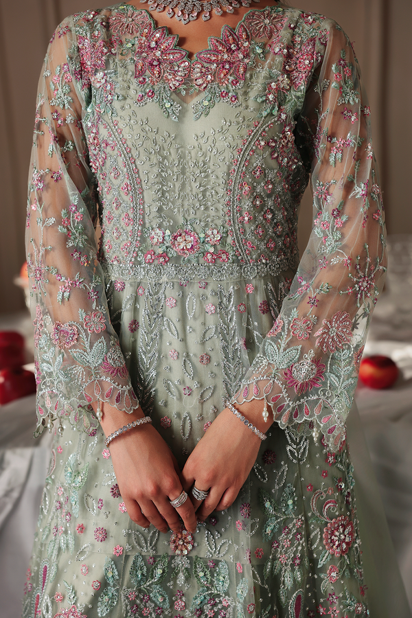 Rajbari | Sage Luxury Formals | Shizelle - by Libasekhas UK - Registered Vendor of : Rajbari - 100% Original Designer Dress
