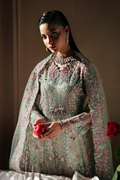 Rajbari | Sage Luxury Formals | Shizelle - by Libasekhas UK - Registered Vendor of : Rajbari - 100% Original Designer Dress