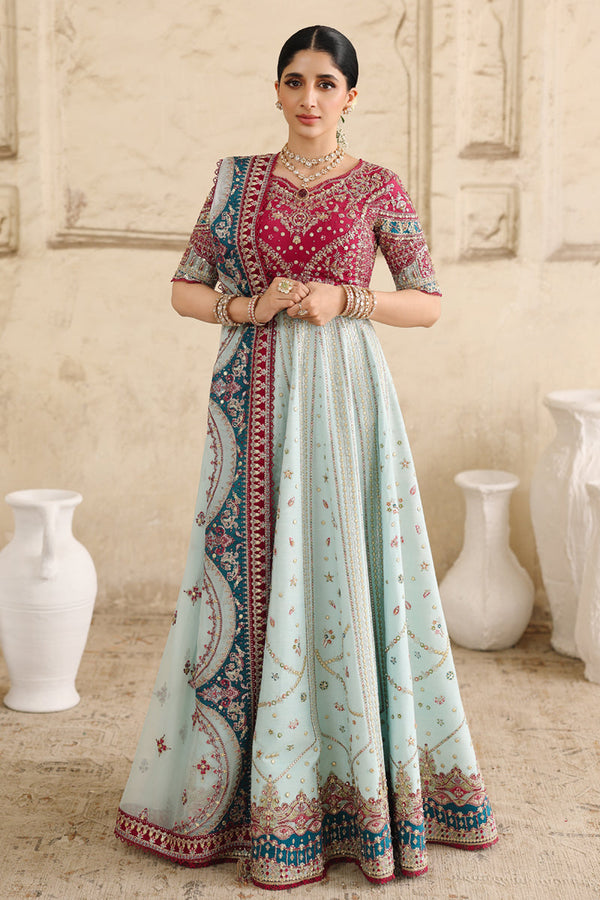 Qalamkar | Shadmaani Formals 25 | RH-08 LAYLA - by Libasekhas UK - Registered Vendor of : Qalamkar - 100% Original Designer Dress