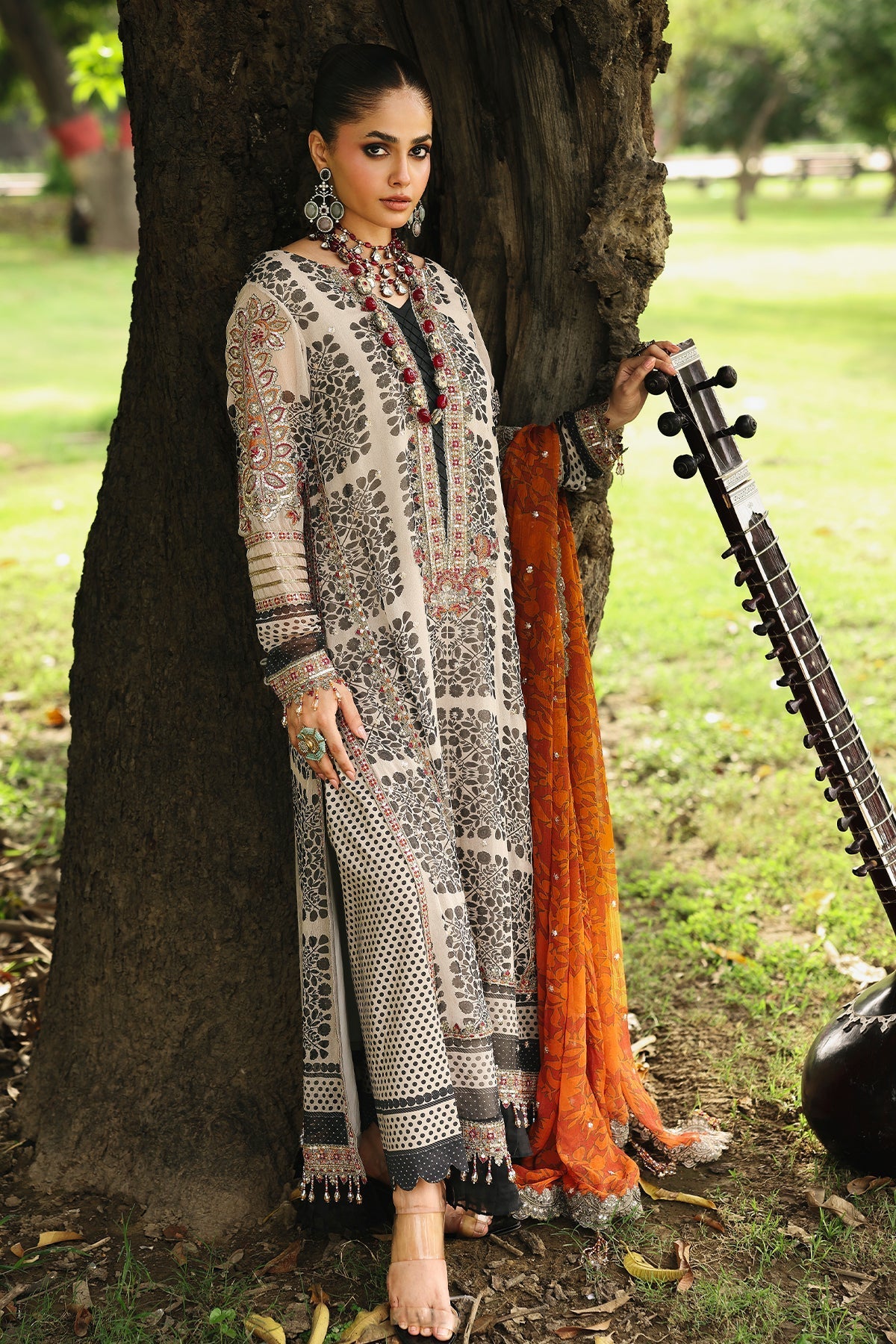 Charizma | Vasal Chiffon 25 | SL25-30 E - by Libasekhas UK - Registered Vendor of : Charizma - 100% Original Designer Dress