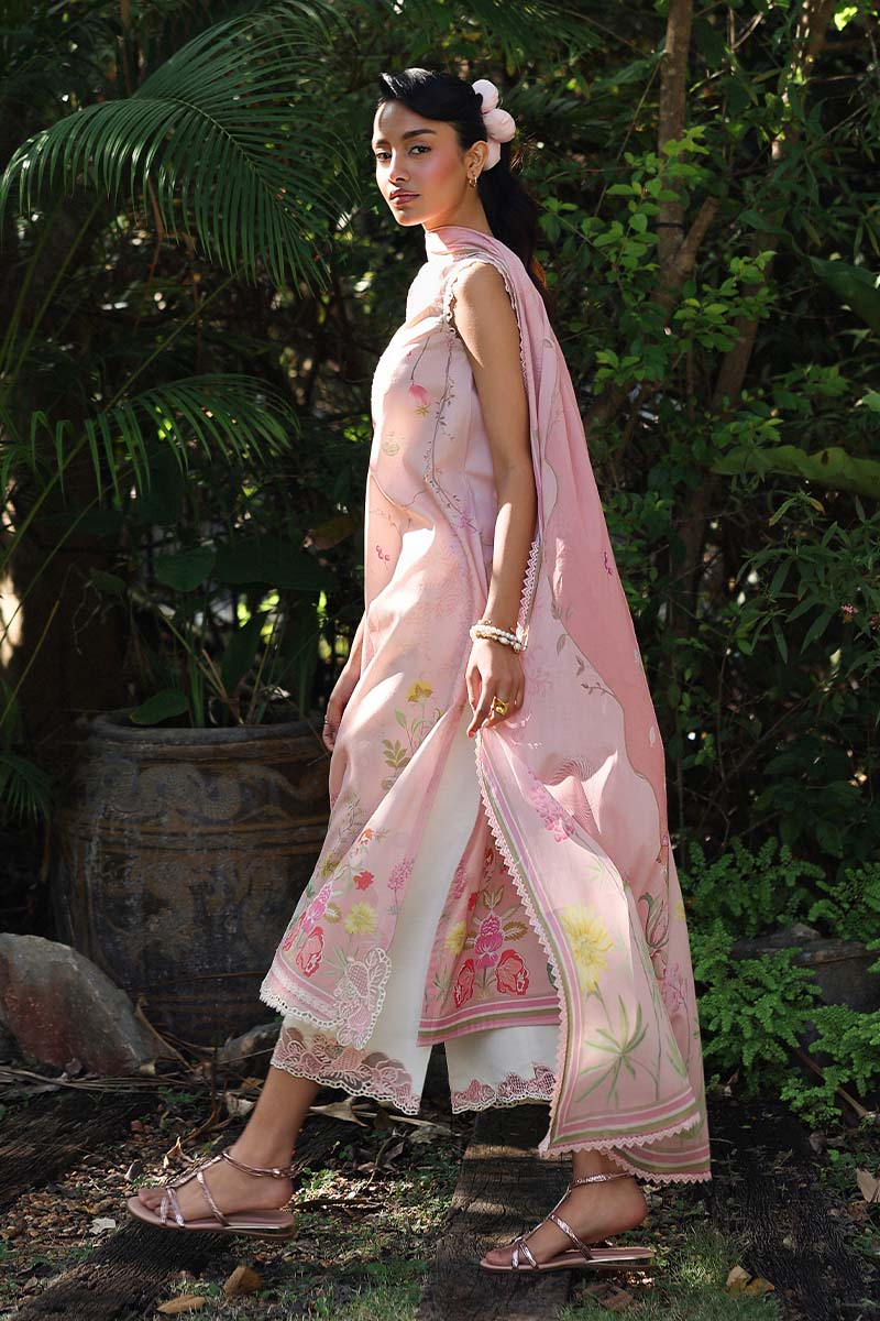 Qalamkar | Q Prints 26 | AX-01 (B) IONA - by Libasekhas UK - Registered Vendor of : Qalamkar - 100% Original Designer Dress