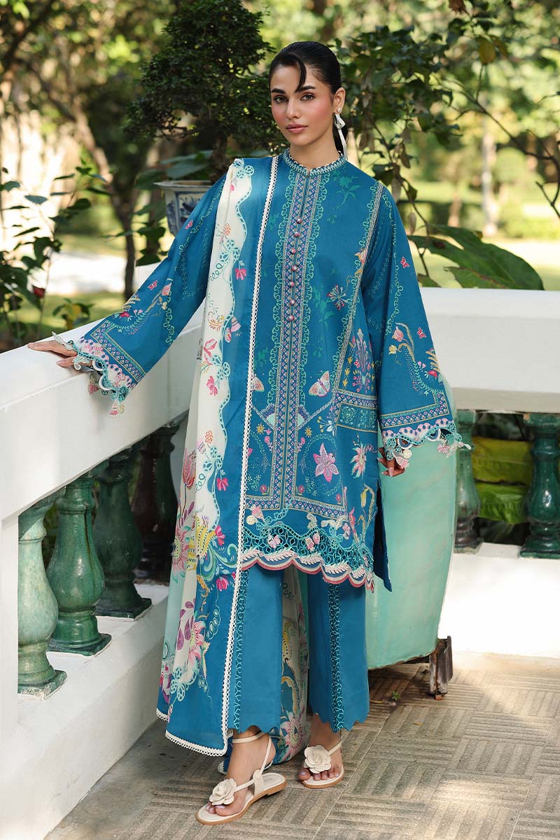 Qalamkar | Q Prints 26 | AX-05 (B) CAIRE - by Libasekhas UK - Registered Vendor of : Qalamkar - 100% Original Designer Dress