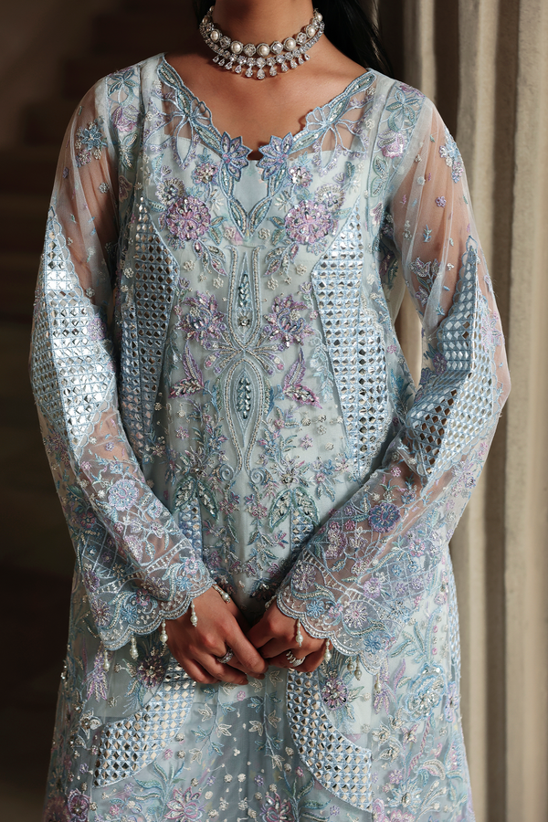 Rajbari | Sage Luxury Formals | Margot - by Libasekhas UK - Registered Vendor of : Rajbari - 100% Original Designer Dress