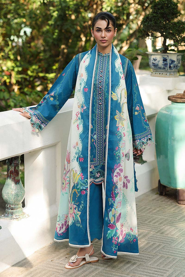 Qalamkar | Q Prints 26 | AX-05 (B) CAIRE - by Libasekhas UK - Registered Vendor of : Qalamkar - 100% Original Designer Dress