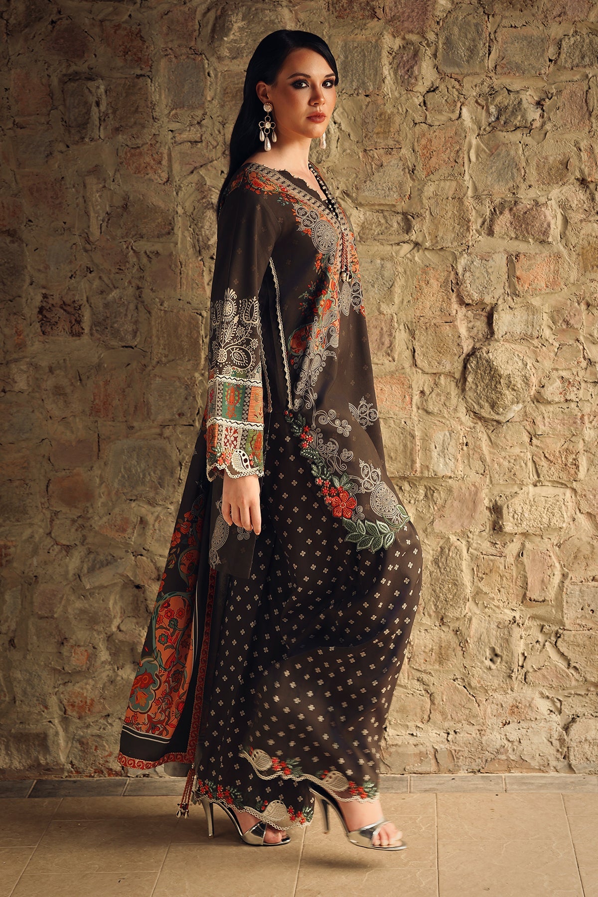 Charizma | Combination Linen 26 | CCW7-15 - by Libasekhas UK - Registered Vendor of : Charizma - 100% Original Designer Dress