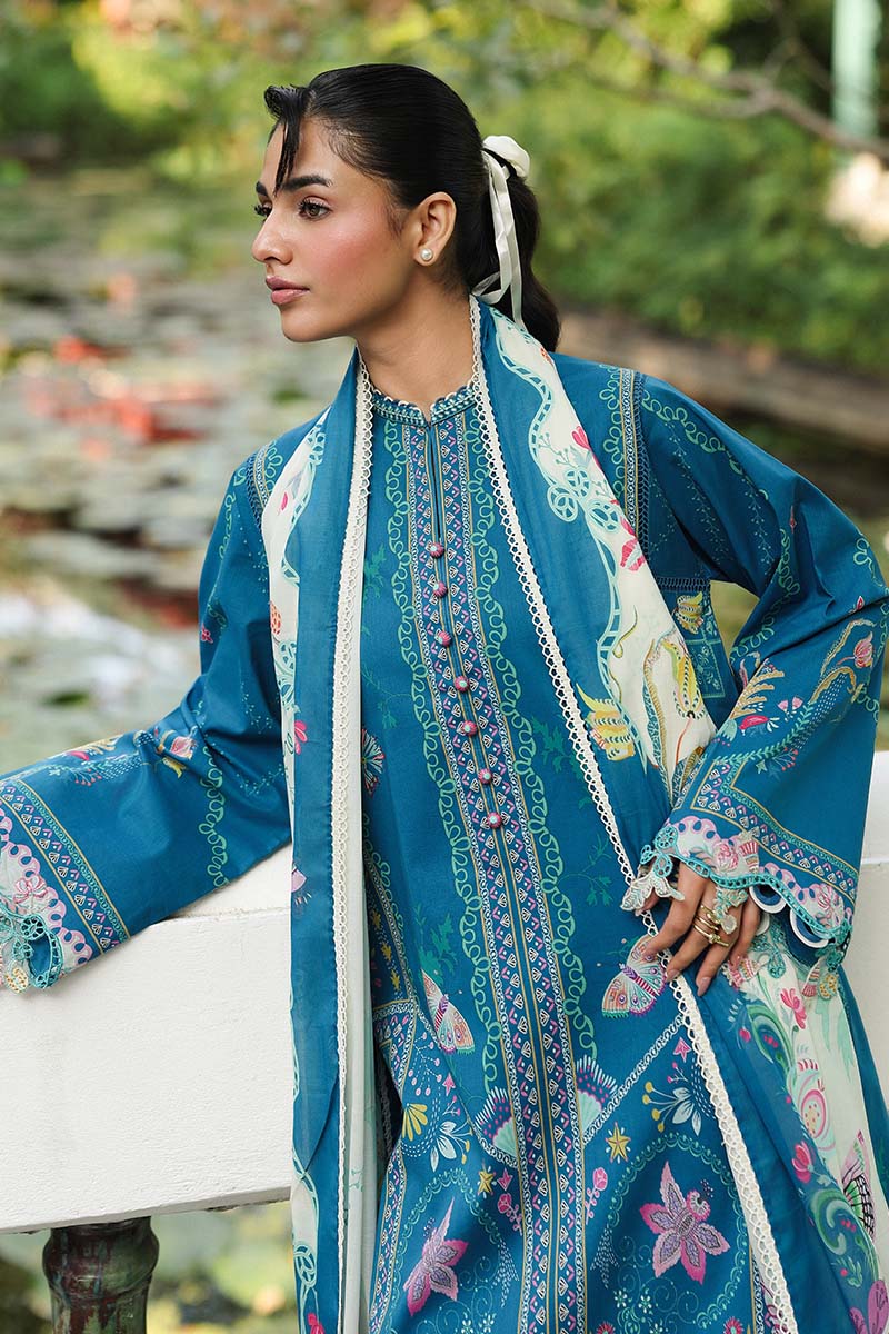 Qalamkar | Q Prints 26 | AX-05 (B) CAIRE - by Libasekhas UK - Registered Vendor of : Qalamkar - 100% Original Designer Dress