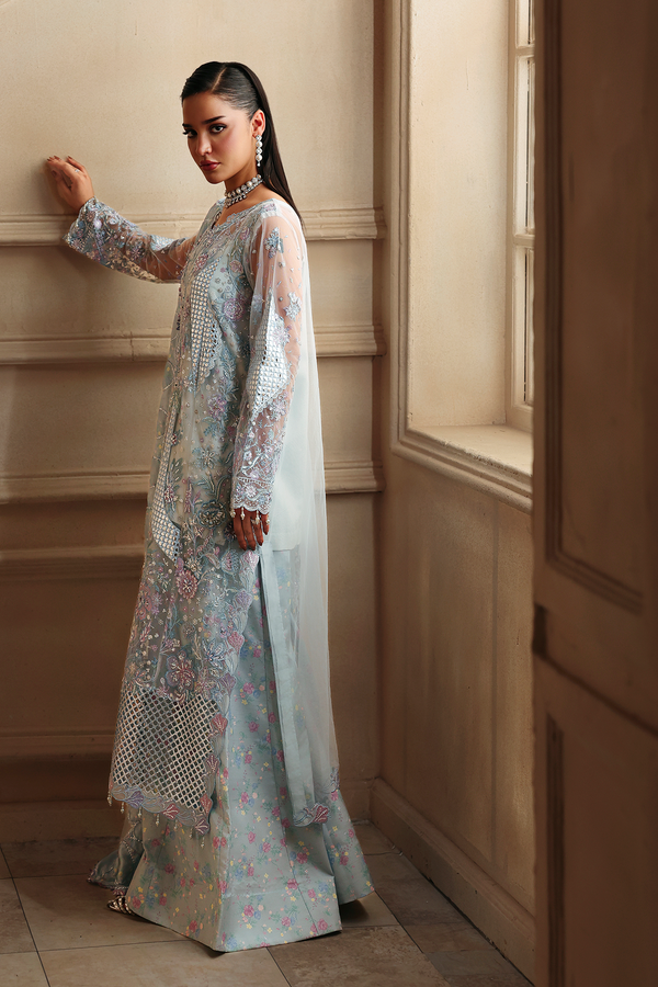 Rajbari | Sage Luxury Formals | Margot - by Libasekhas UK - Registered Vendor of : Rajbari - 100% Original Designer Dress