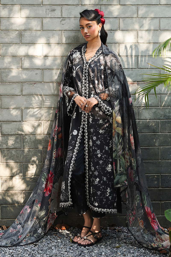 Qalamkar | Q Prints 26 | AX-08 (B) EAVAN - by Libasekhas UK - Registered Vendor of : Qalamkar - 100% Original Designer Dress