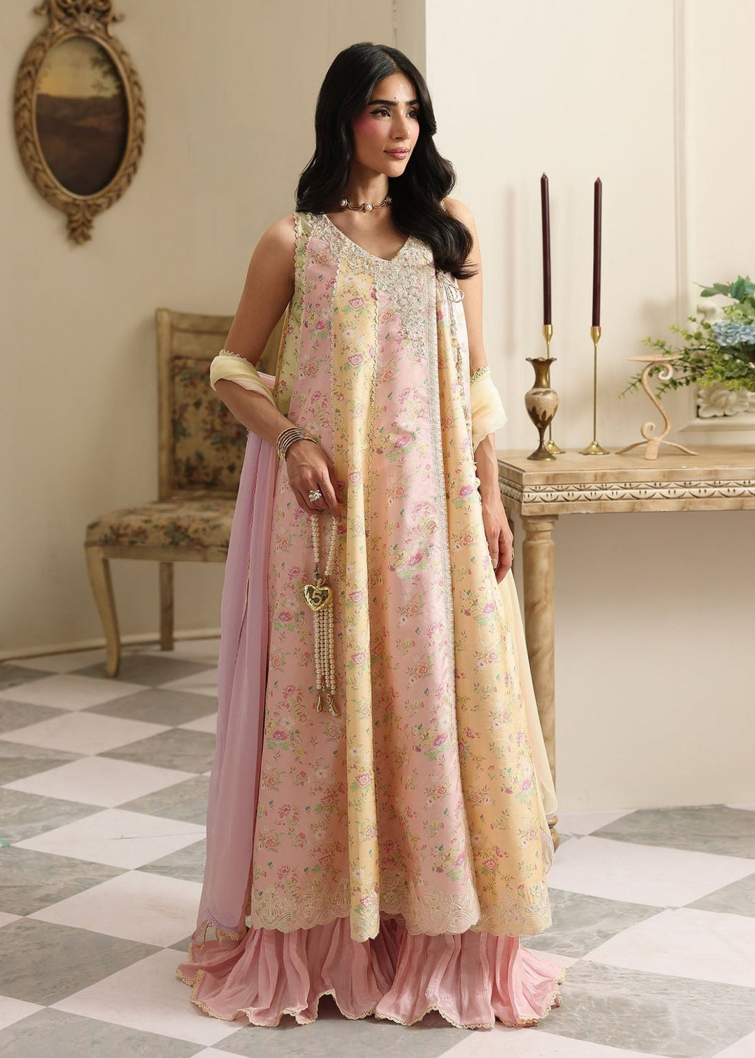 Kanwal Malik | Sorelle Luxe Silk 26 | Liora - by Libasekhas UK - Registered Vendor of : Kanwal Malik - 100% Original Designer Dress