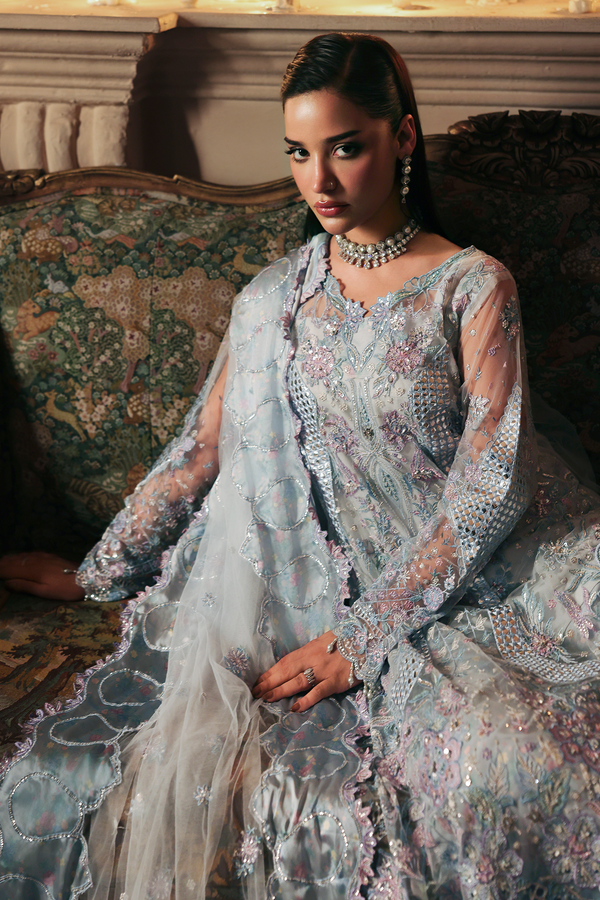 Rajbari | Sage Luxury Formals | Margot - by Libasekhas UK - Registered Vendor of : Rajbari - 100% Original Designer Dress