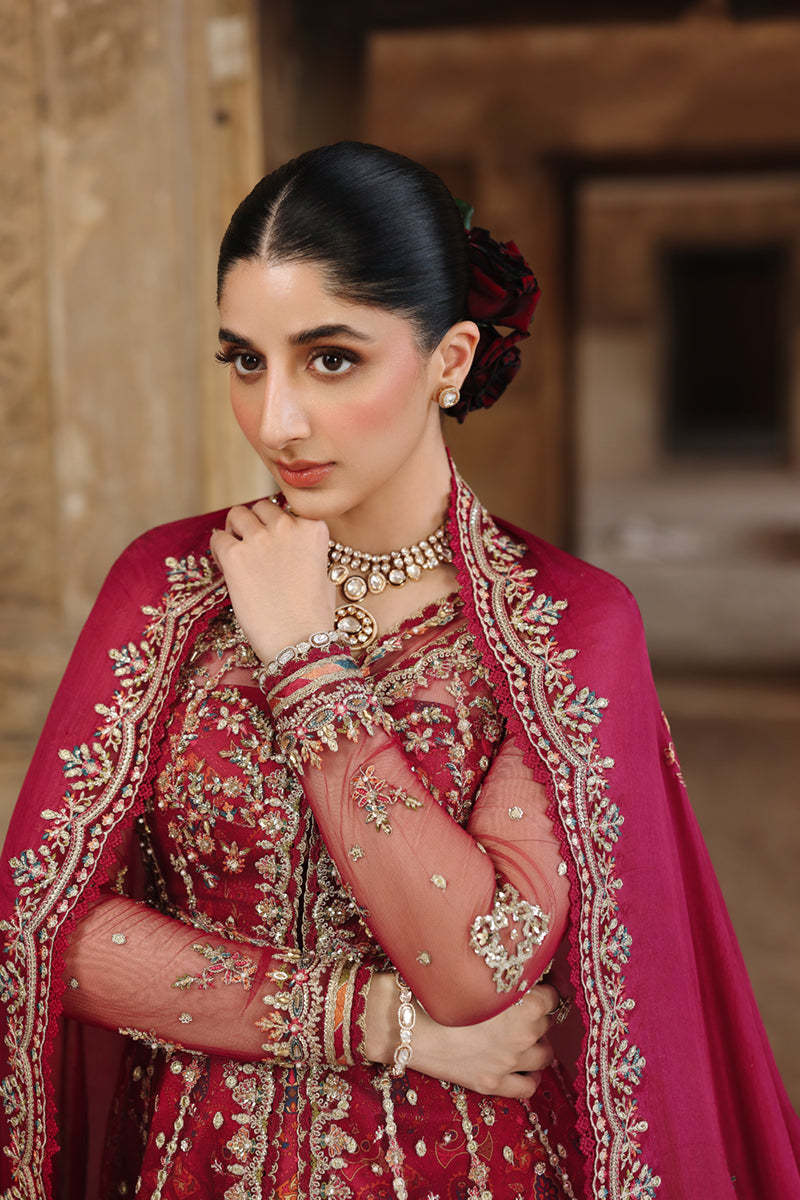 Qalamkar | Shadmaani Formals 25 | RH-01 JAHAN - by Libasekhas UK - Registered Vendor of : Qalamkar - 100% Original Designer Dress