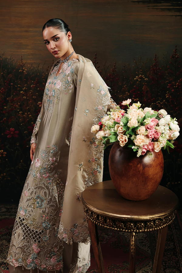 Rajbari | Sage Luxury Formals | Isla - by Libasekhas UK - Registered Vendor of : Rajbari - 100% Original Designer Dress