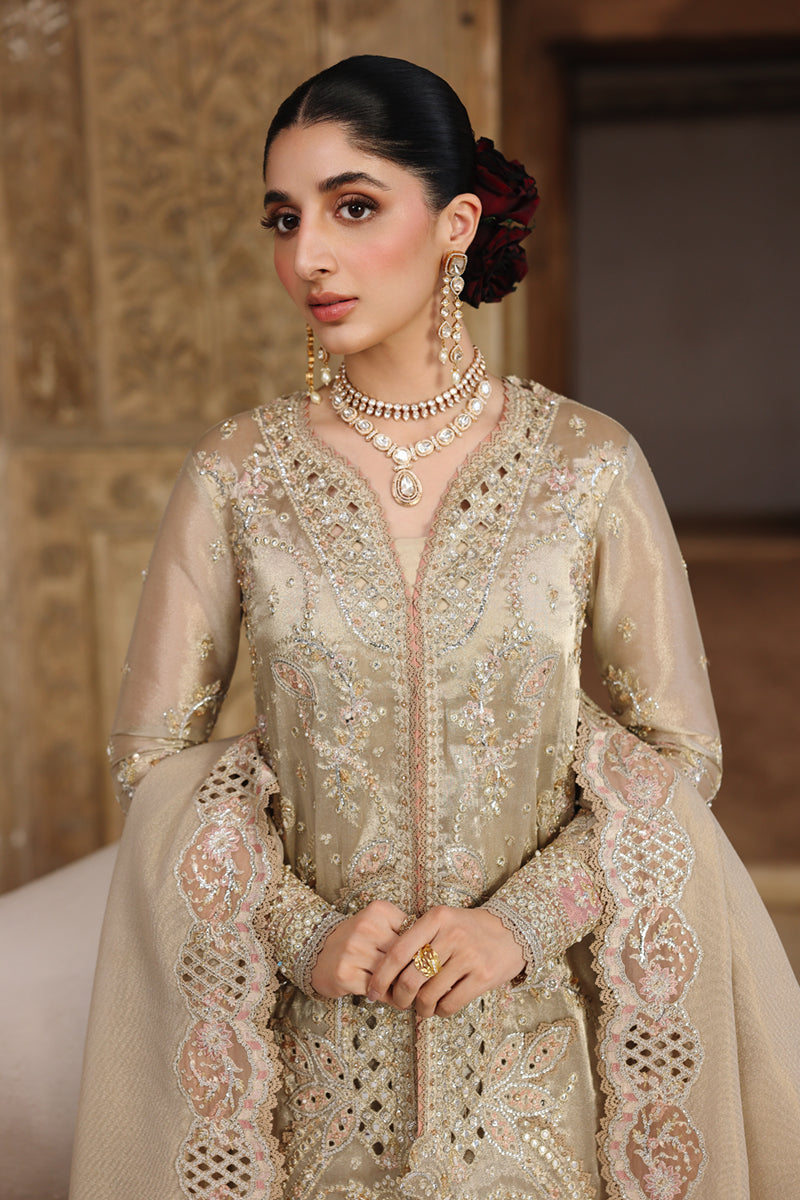 Qalamkar | Shadmaani Formals 25 | RH-07 AMEERA - by Libasekhas UK - Registered Vendor of : Qalamkar - 100% Original Designer Dress