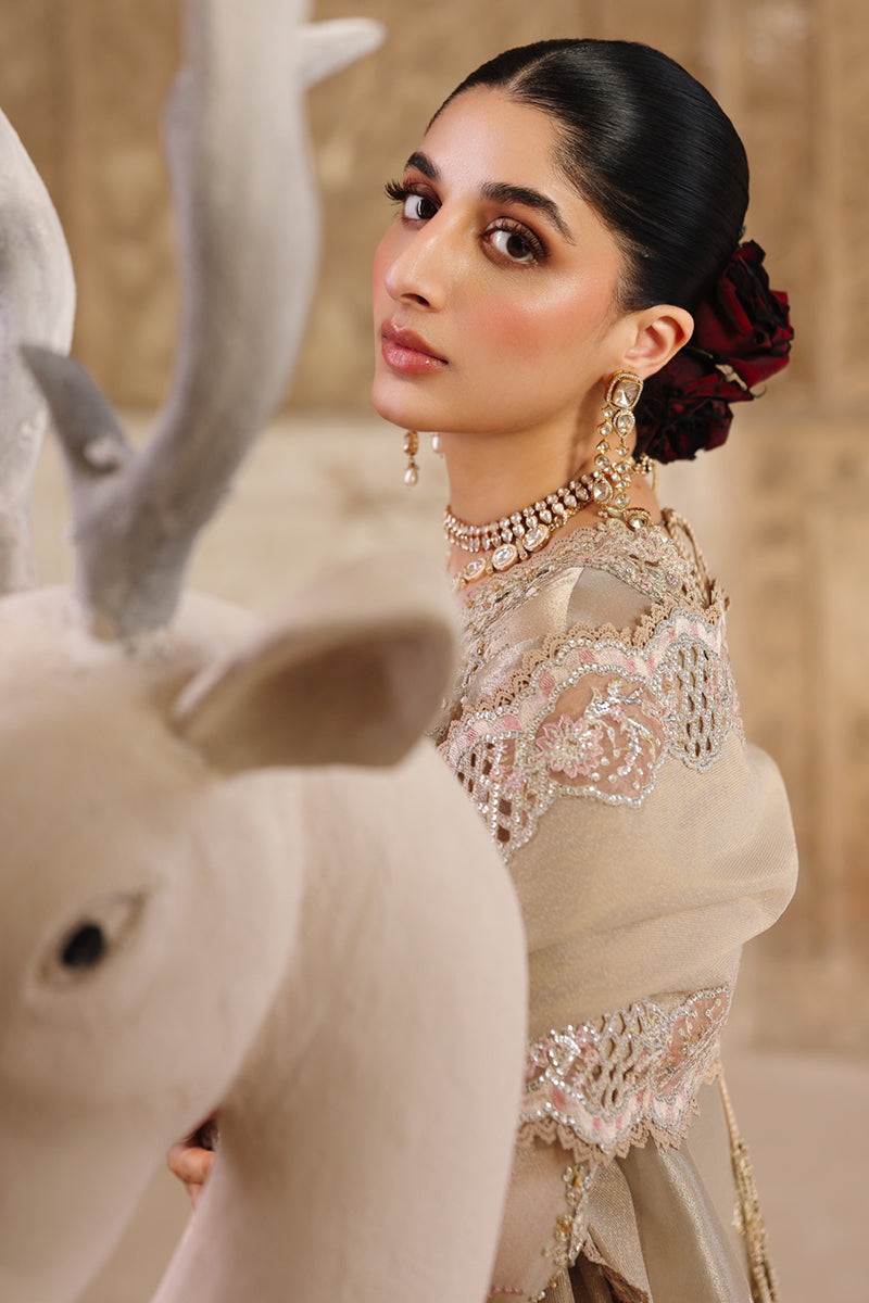 Qalamkar | Shadmaani Formals 25 | RH-07 AMEERA - by Libasekhas UK - Registered Vendor of : Qalamkar - 100% Original Designer Dress